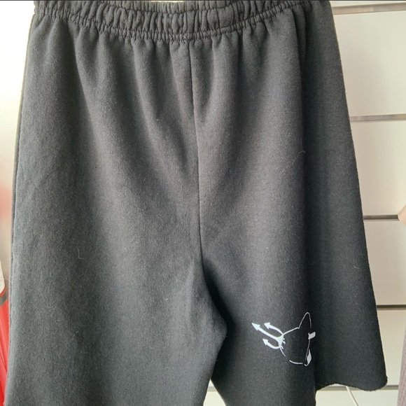 Comfy-cute BOYS LIE “Read Me” Black V2 Shorts, Sz M - Picture 7 of 8